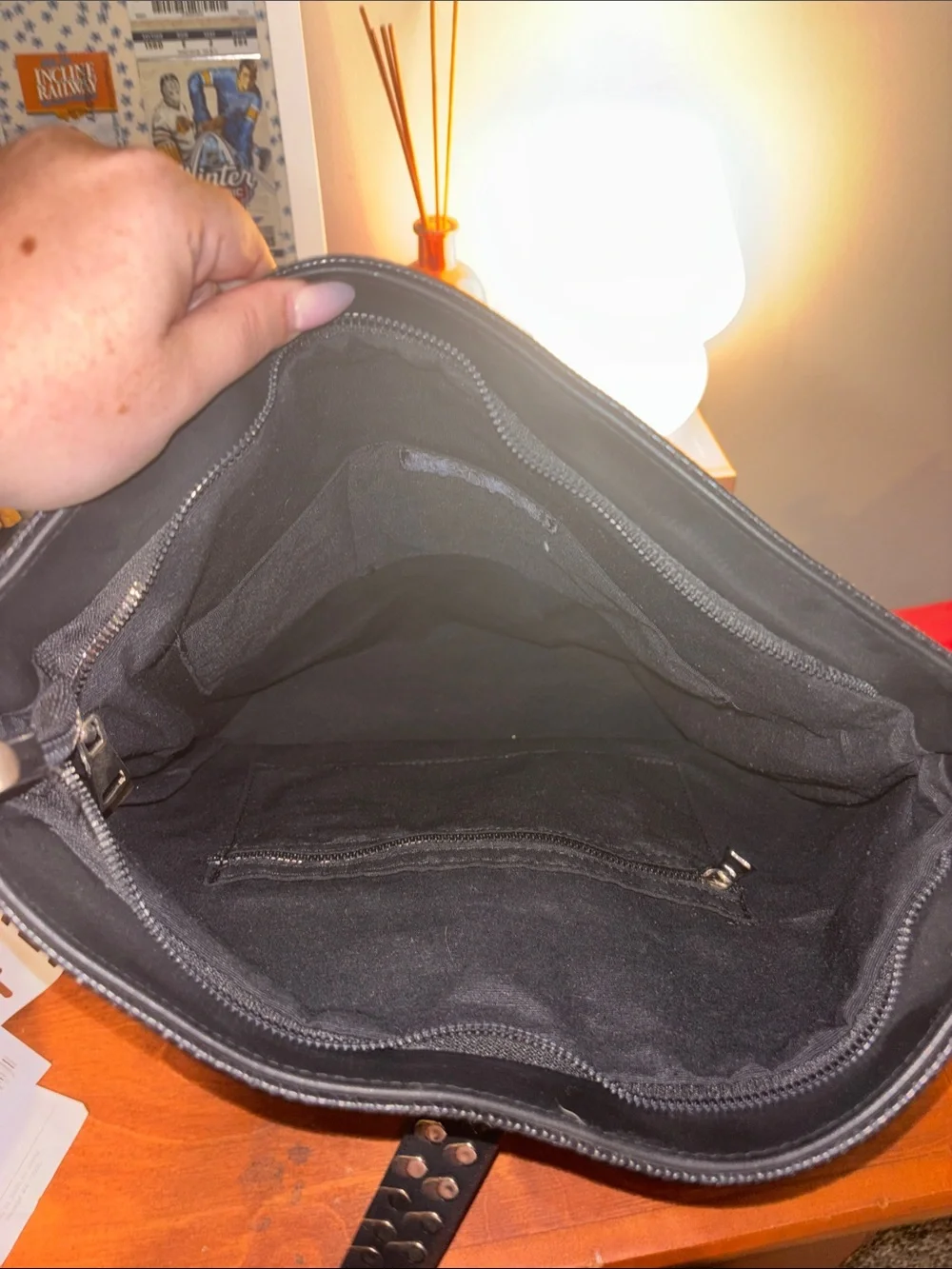 Foxblood black tote